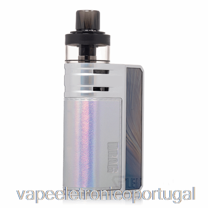 Vape Eletrônico Voopoo Drag E60 Pod Mod Kit Arco-íris Prata
